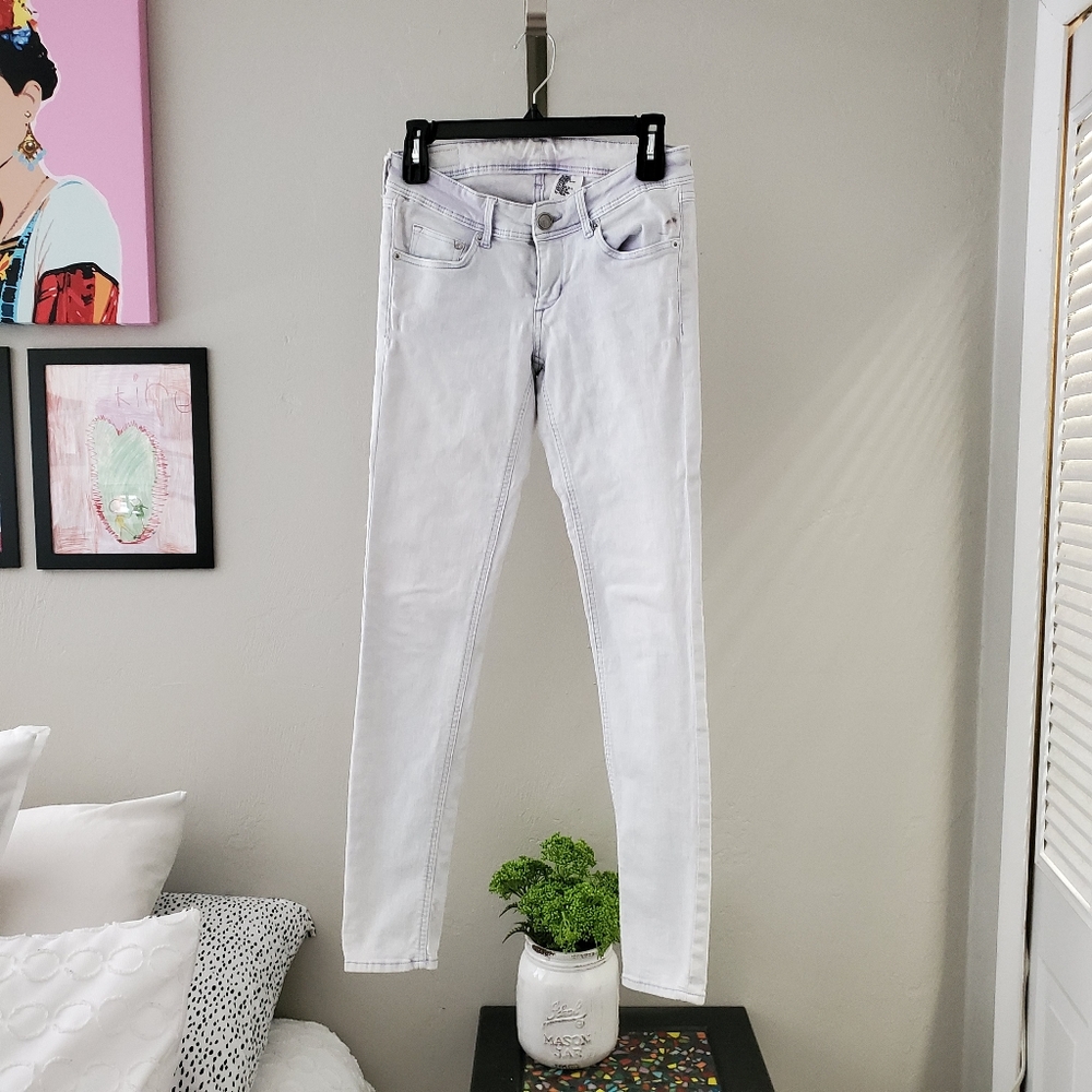 White skinny stretchy